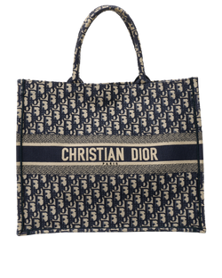 Large Book Tote, Canvas, Blue, 50-MA-0211, 2*